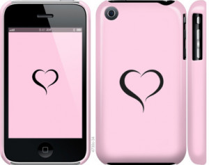 Чехол Сердце 1 для iPhone 3Gs