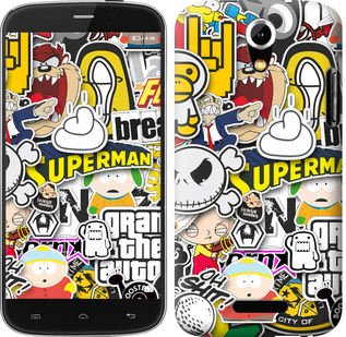 

Чехол Popular logos для Doogee Y100X 628251