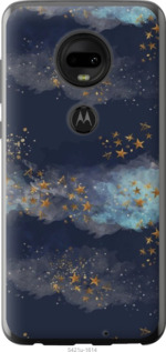 

Чехол Ночь золотые звезды для Motorola Moto G7 Plus 1406496