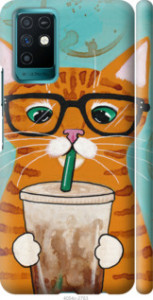 Чехол Зеленоглазый кот в очках для Infinix Note 10