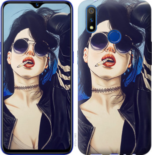 

Чохол Дівчина на стилі на Realme 3 Pro 920459