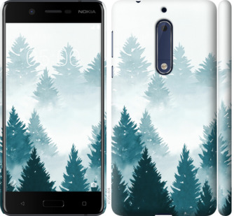 

Чехол Акварельные Елки для Nokia 5 862933
