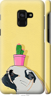 

Чехол Мопс с кактусом для Samsung Galaxy A8 2018 A530F 795377