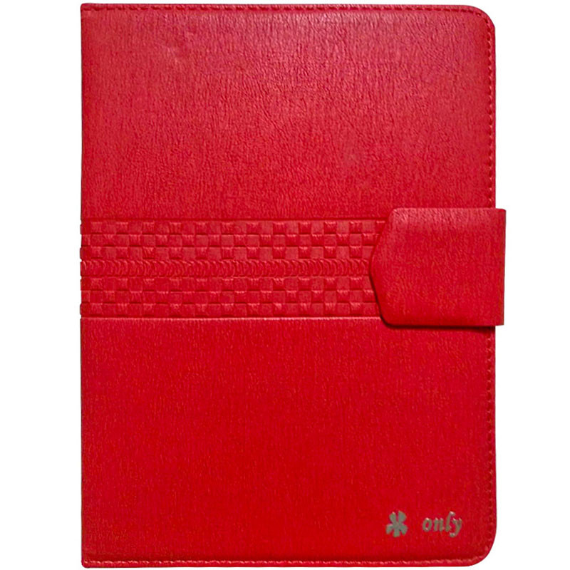 Универсальный чехол книжка Jeans Only для планшета 7-8" (Красный)