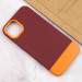 Чехол TPU+PC Bichromatic для Apple iPhone 11 (6.1") (Brown burgundy / Orange) в магазине vchehle.ua