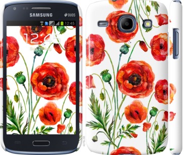 

Чехол Нарисованные маки для Samsung Galaxy Core i8262 743807