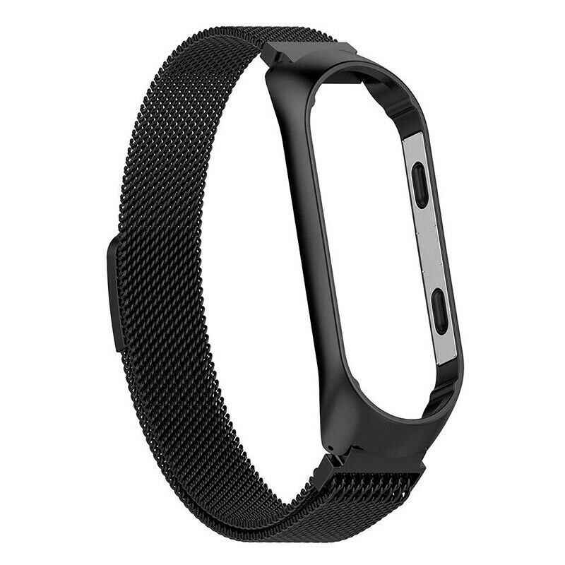 Фото Ремешок Milanese Loop Design для Xiaomi Mi Band 3/4 (Черный) на vchehle.ua