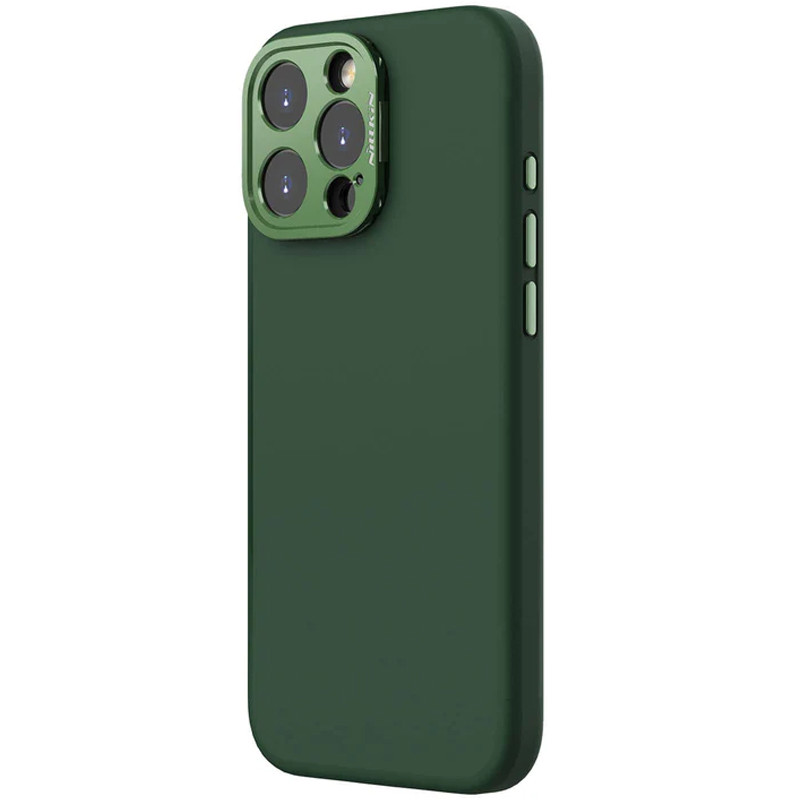 Фото Чехол Silicone Nillkin LensWing Prop Magnetic для Apple iPhone 16 Pro (6.3") (Зеленый / Green) в магазине vchehle.ua