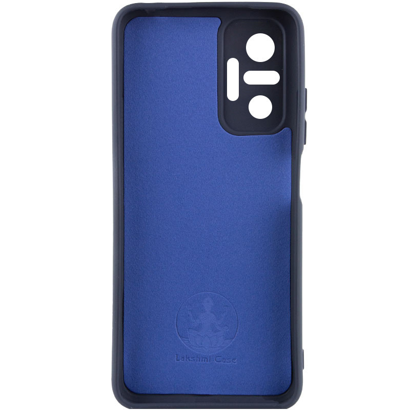 Фото Чехол Silicone Cover Lakshmi Full Camera (AAA) with Logo для Xiaomi Redmi Note 10 Pro / 10 Pro Max (Темно-синий / Midnight blue) на vchehle.ua