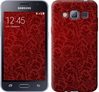 

Чехол Чехол цвета бордо для Samsung Galaxy J1 (2016) Duos J120H 649829