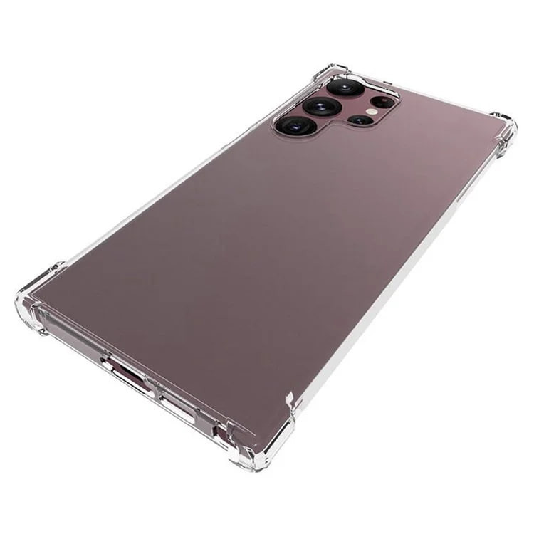 TPU чехол Epic Ease с усиленными углами для Samsung Galaxy S23 Ultra (Бесцветный (прозрачный)) в магазине vchehle.ua