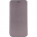 Кожаный чехол-книжка Classy для Xiaomi Redmi 10 (Серый)