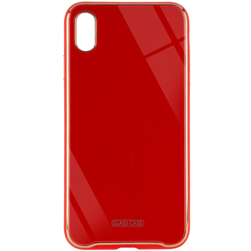 

TPU + Glass чохол Venezia на iPhone XS Max (6.5") (Червоний / Red) 923350