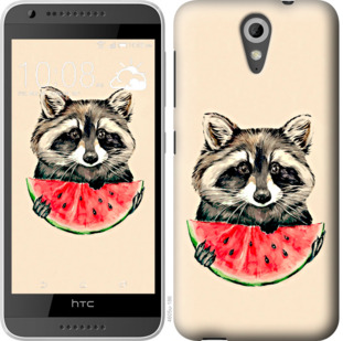 

Чехол Енотик с арбузом для HTC Desire 620 799667
