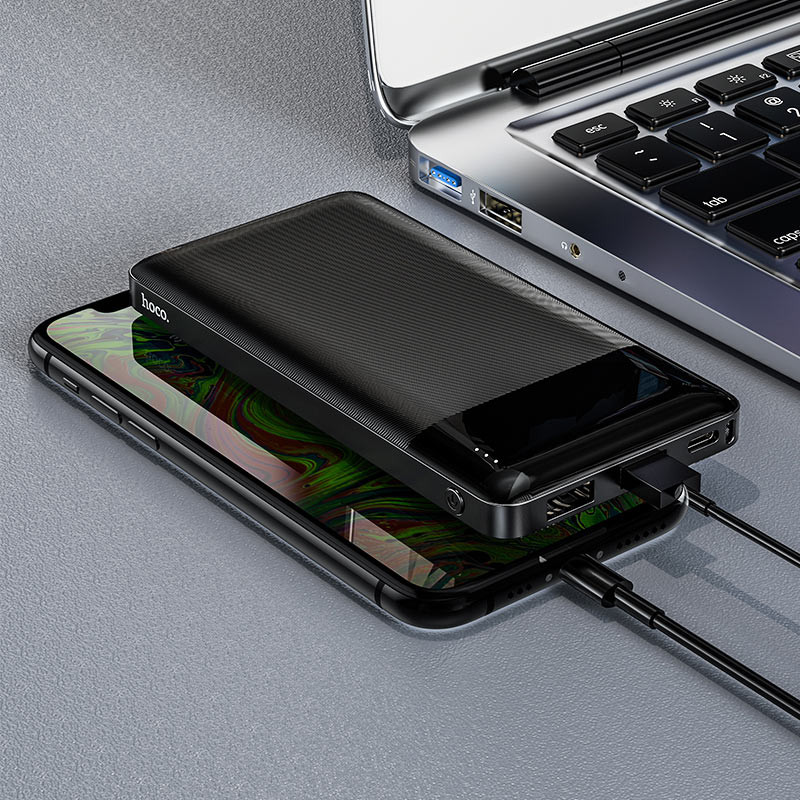 Портативное ЗУ Power Bank Hoco J72 10000 mAh (Черный) в магазине vchehle.ua