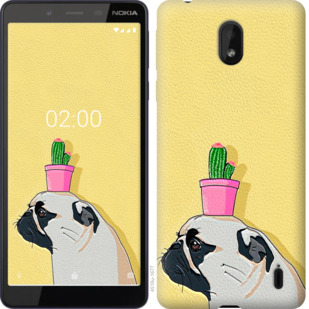 

Чохол Мопс з кактусом на Nokia 1 Plus 795919