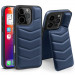 Кожаная накладка Puffer with Magnetic Safe для Apple iPhone 16 Pro (6.3") (Blue)