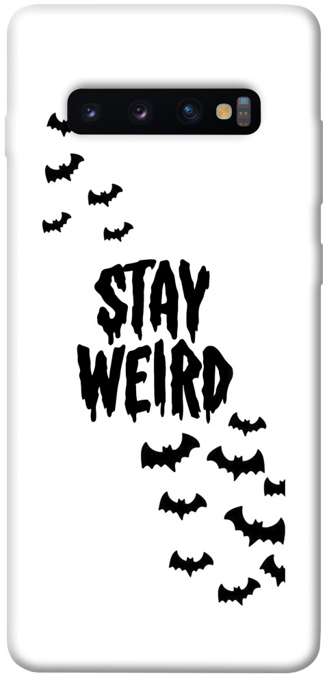 Чехол Stay Weird для Galaxy S10 Plus (2019)