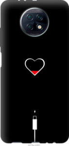 Чехол Подзарядка сердца для Xiaomi Redmi Note 9T