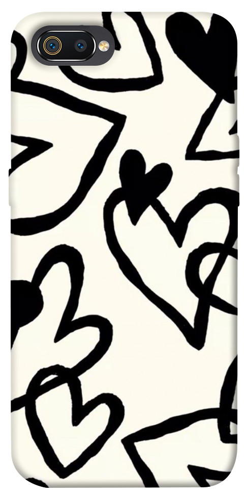 

Чехол Black heart для Realme C2 1098295
