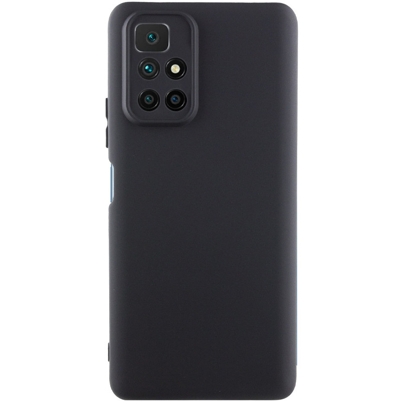 Чехол Silicone Cover Lakshmi Full Camera (A) для Xiaomi Redmi 10 (Черный / Black)