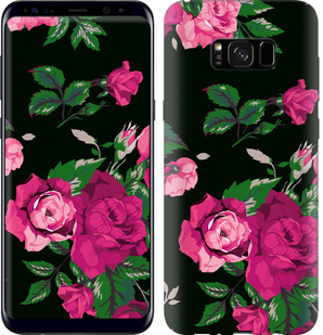 

Чохол Троянди на чорному тлі на Samsung Galaxy S8 Plus 546794