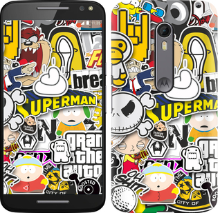 

Чехол Popular logos для Motorola Moto X Style 628163