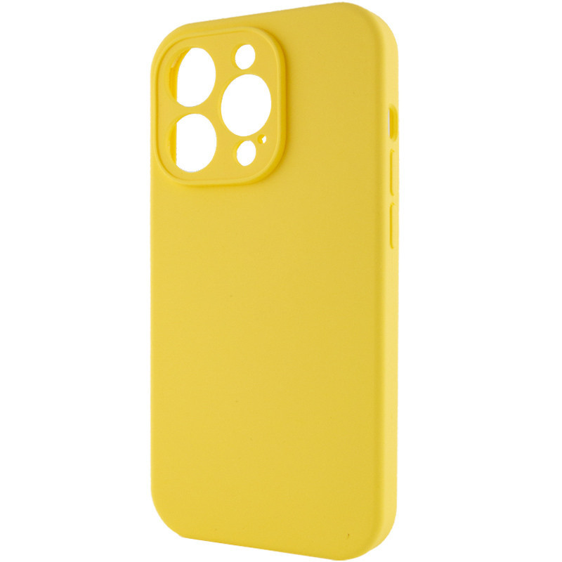 Фото Чехол Silicone Case Full Camera Protective (AA) NO LOGO для Apple iPhone 15 Pro Max (6.7") (Желтый / Yellow) в магазине vchehle.ua