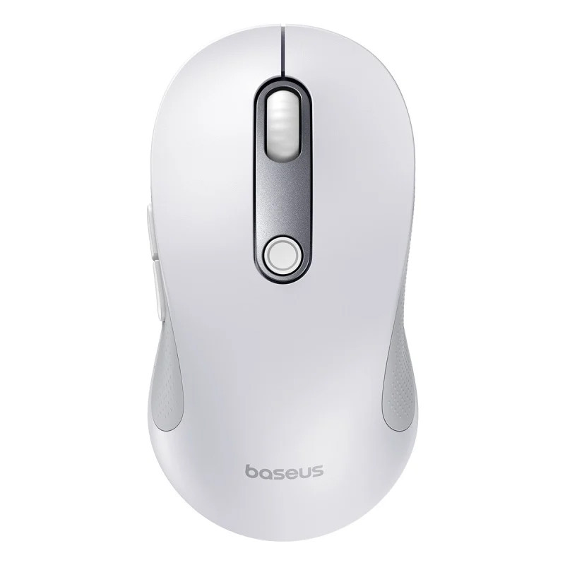 Мышь беспроводная Baseus F02 Ergonomic (without Battery) (B01055505) (Moon White)