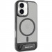 TPU+PC чехол Stand case для Apple iPhone 16 (6.1") (Black)