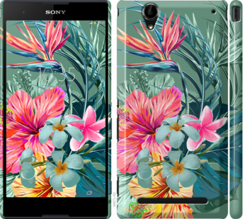 

Чехол Тропические цветы v1 для Sony Xperia T2 Ultra Dual D5322 845074