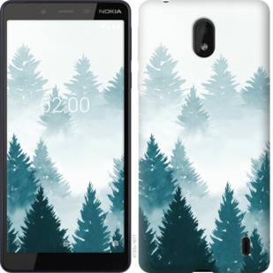

Чохол Акварельні Ялинки на Nokia 1 Plus 862941