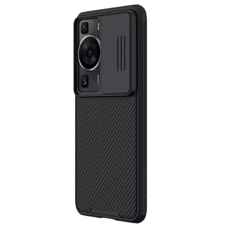 Фото Карбонова накладка Nillkin CamShield Pro на Huawei P60 / P60 Pro (Black) в маназині vchehle.ua