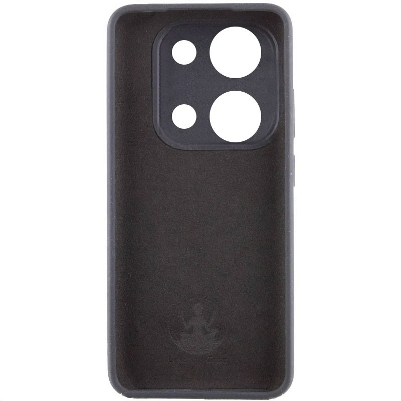 Фото Чохол Silicone Cover Lakshmi Full Camera (AA) with logo на Xiaomi Redmi Note 13 Pro 4G (Чорний / Black) на vchehle.ua