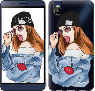 

Чехол Девушка v3 для Huawei Honor 7i 843134