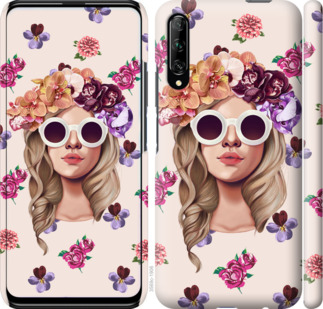 

Чохол Дівчина з квітами v2 для Huawei P Smart Pro 902537
