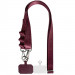 Шнурок широкий с двумя креплениями (2см) 140см (Maroon)
