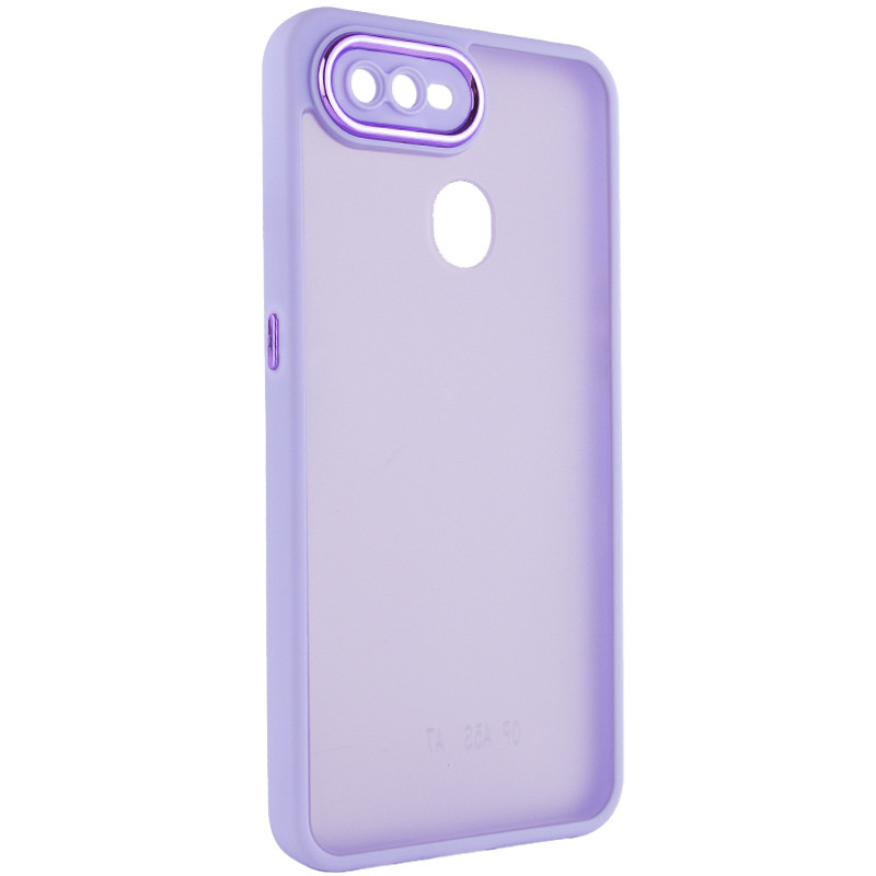 Фото TPU+PC чохол Accent на Oppo A5s / Oppo A12 (White / Purple) в маназині vchehle.ua