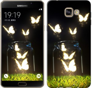 Чехол Бабочки для Samsung Galaxy A9 A9000