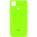 Чехол Silicone Cover My Color Full Protective (A) для Xiaomi Redmi 9C (Салатовый / Neon green)