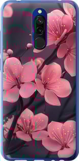Чехол Пурпурная сакура для Xiaomi Redmi 8
