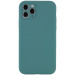 Чохол Silicone Case Full Camera Protective (AA) NO LOGO на Apple iPhone 12 Pro Max (6.7") (Зелений / Pine green)
