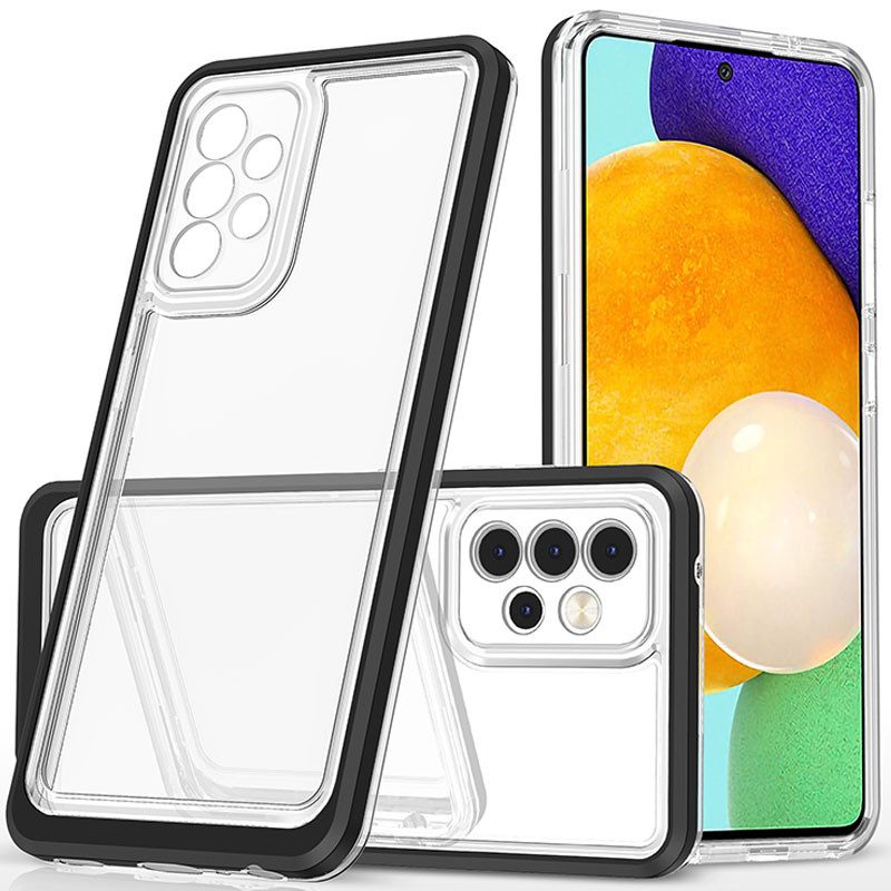 

TPU+PC чохол Clear 360 для Samsung Galaxy A72 5G (Чорний) 1213735