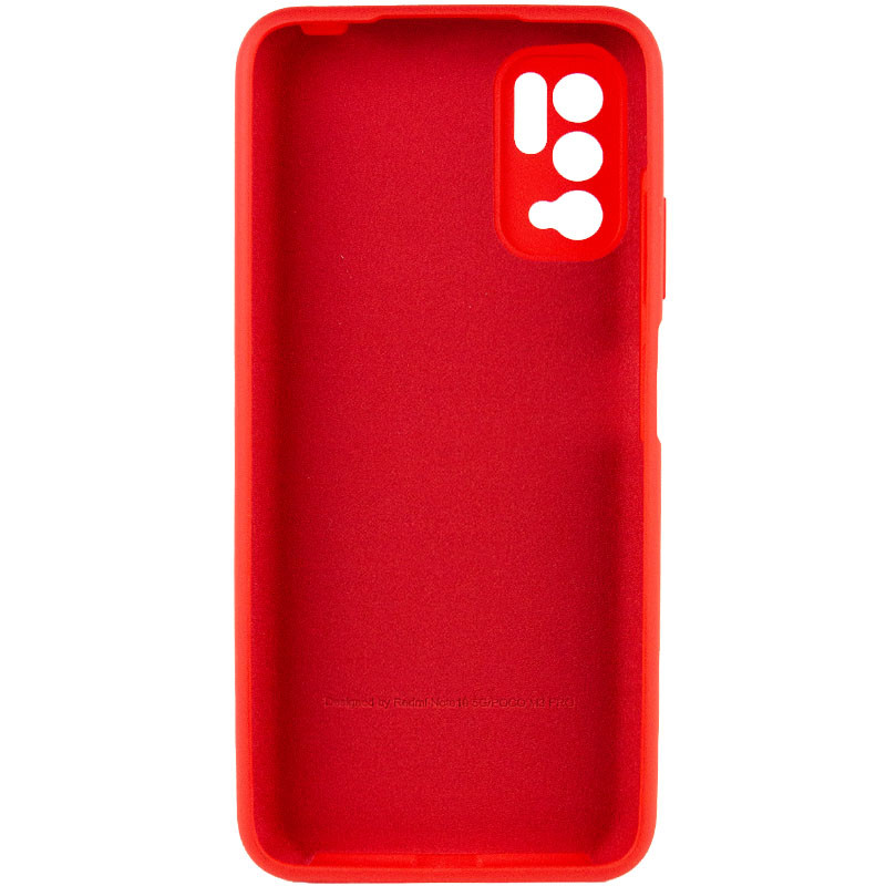 Фото Чехол Silicone Cover Full Camera (AA) для Xiaomi Redmi Note 10 5G / Poco M3 Pro (Красный / Red) на vchehle.ua