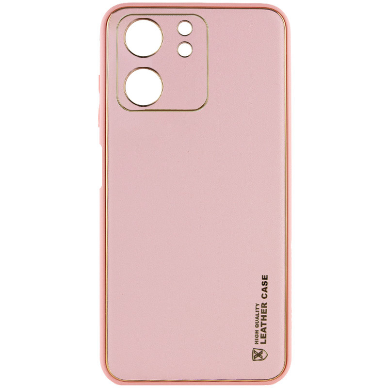 Шкіряний чохол Xshield на Xiaomi Redmi 13C / Poco C65 (Рожевий / Pink)