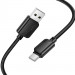 Фото Дата кабель Hoco X113 Beneficio USB to Type-C (1m) (Black) в магазине vchehle.ua