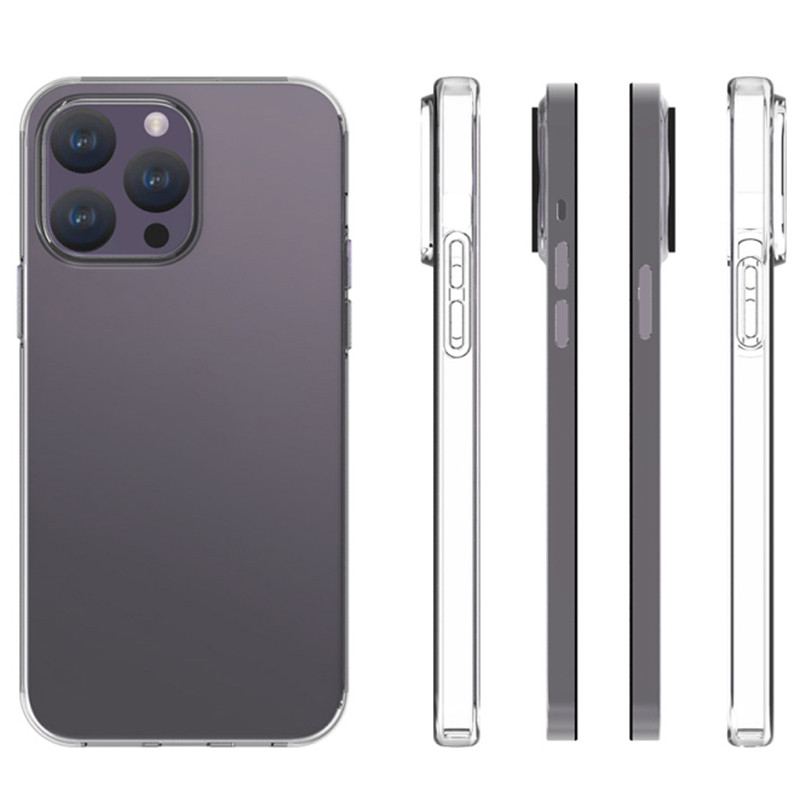 Фото TPU чехол Epic Transparent 1,5mm для Apple iPhone 14 Pro Max (6.7") (Бесцветный (прозрачный)) на vchehle.ua