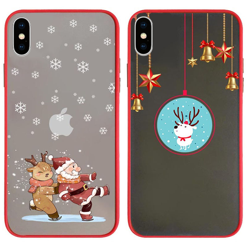 TPU+PC чохол Christmas time для iPhone XS (5.8")