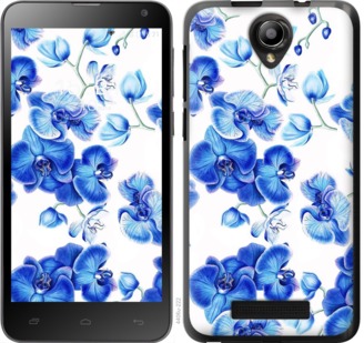 

Чехол Голубые орхидеи для Fly IQ4514 725429