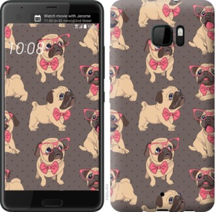 

Чехол мопсики 2 для HTC U Ultra 731344